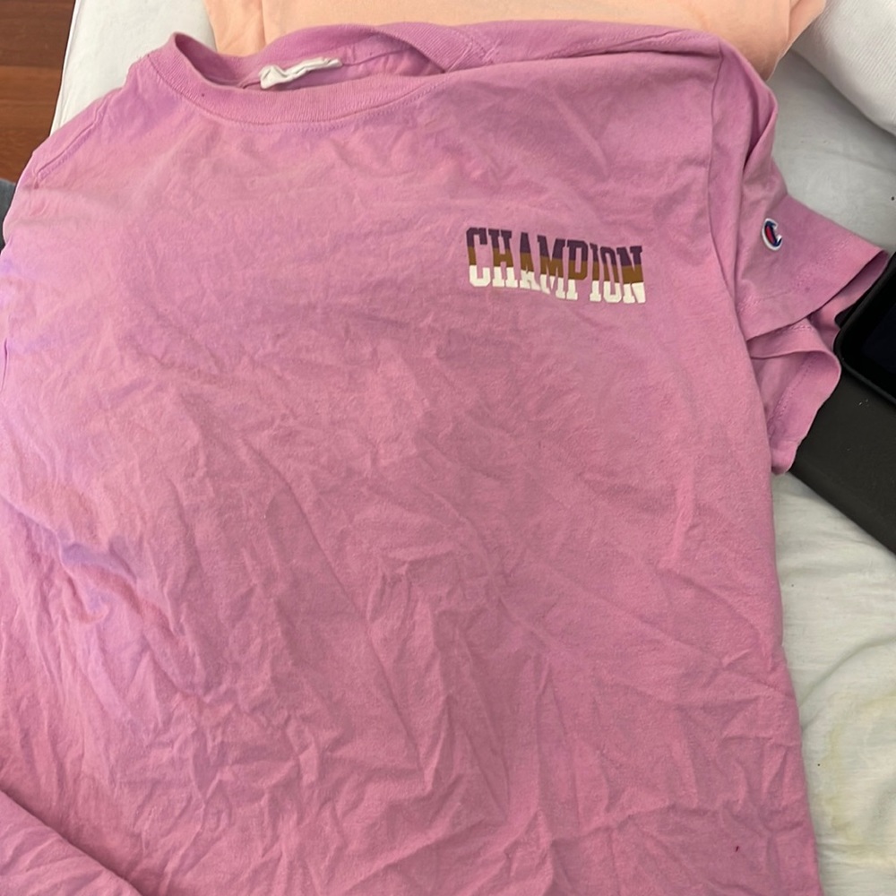 Womens Pink Champion Shirt